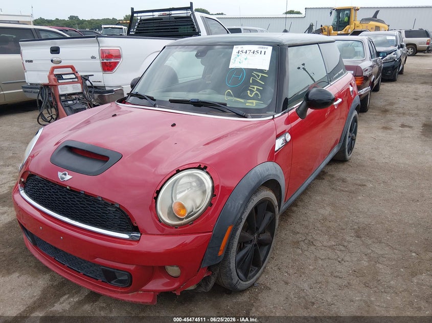 2013 Mini Hard top VIN WMWSV3C5XDT393185 IAAI salvage auction — NORMAL WEAR, Clear - Public Restricted (Oklahoma), sold $250 on 2026-07-29 (photo 2)