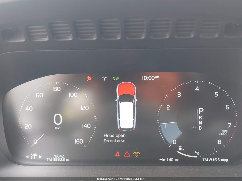 2020 Volvo Xc90 VIN YV4A22PKXL1570827 IAAI salvage auction — FRONT END, Salvage (California), sold $4,600 on 2026-07-29 (photo 7)