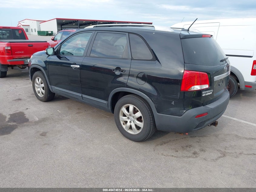 2013 Kia Sorento VIN 5XYKT4A28DG323252 IAAI salvage auction — NORMAL WEAR, Certificate Of Title (Nebraska), sold $750 on 2026-07-23 (photo 3)