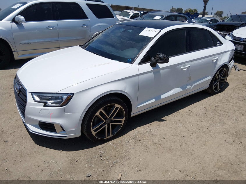 2017 Audi A3 VIN WAUAUGFF2H1055422 IAAI salvage auction — LEFT REAR, Salvage (California), sold $3,300 on 2026-07-22 (photo 2)