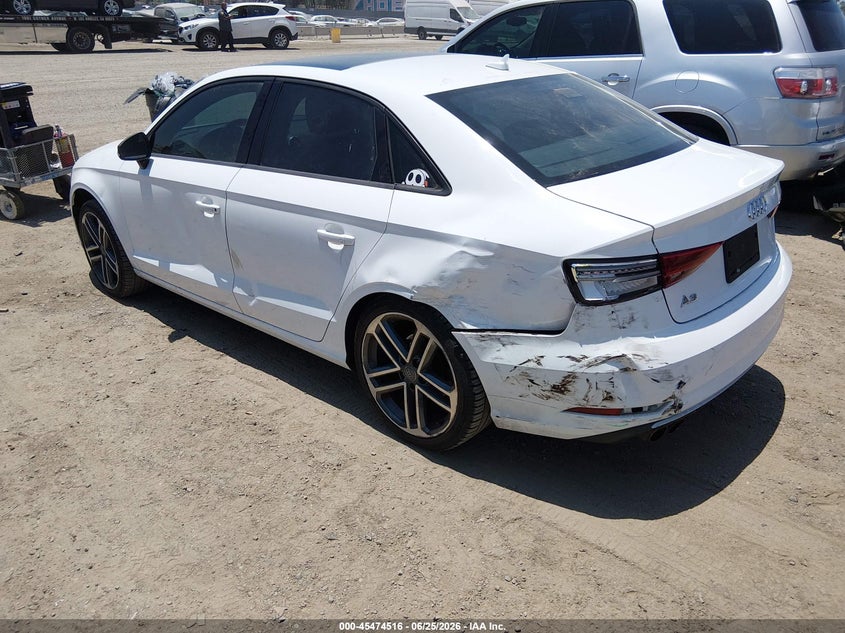 2017 Audi A3 VIN WAUAUGFF2H1055422 IAAI salvage auction — LEFT REAR, Salvage (California), sold $3,300 on 2026-07-22 (photo 3)
