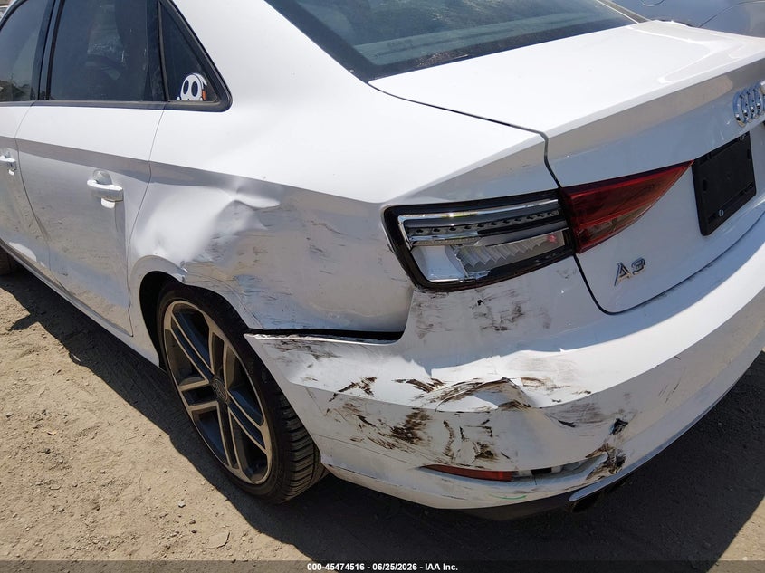 2017 Audi A3 VIN WAUAUGFF2H1055422 IAAI salvage auction — LEFT REAR, Salvage (California), sold $3,300 on 2026-07-22 (photo 6)