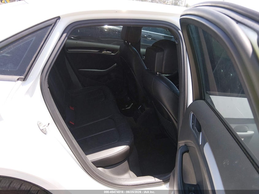 2017 Audi A3 VIN WAUAUGFF2H1055422 IAAI salvage auction — LEFT REAR, Salvage (California), sold $3,300 on 2026-07-22 (photo 8)