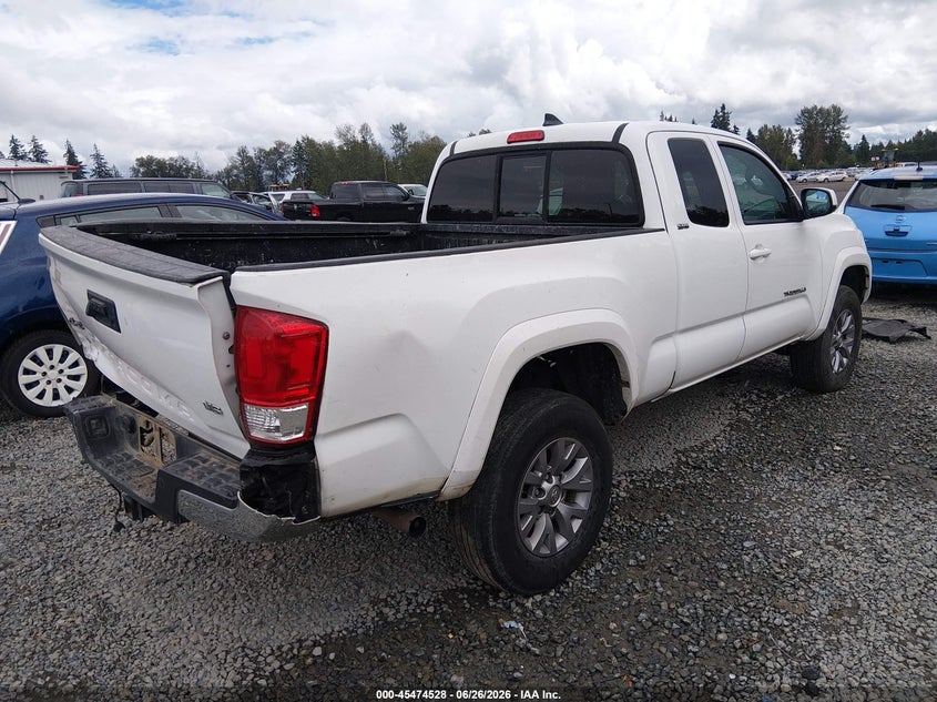 2019 Toyota Tacoma VIN 5TFSZ5AN6KX207394 IAAI salvage auction — LEFT REAR, Bill Of Sale (Washington), sold $6,300 on 2026-07-16 (photo 4)