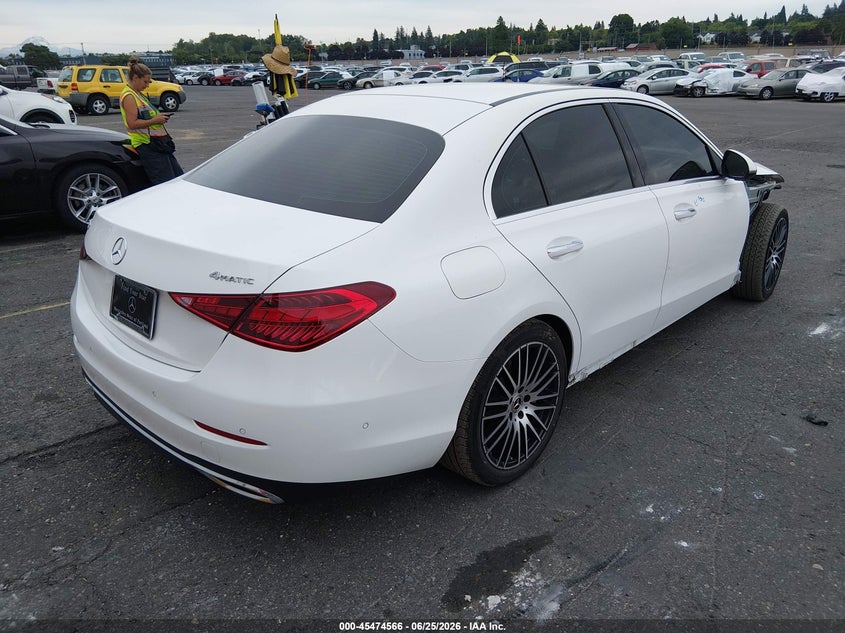 2024 Mercedes-benz C-klasse VIN W1KAF4HB6RR216241 IAAI salvage auction — FRONT END, Salvage (Oregon), sold $14,700 on 2026-08-20 (photo 4)