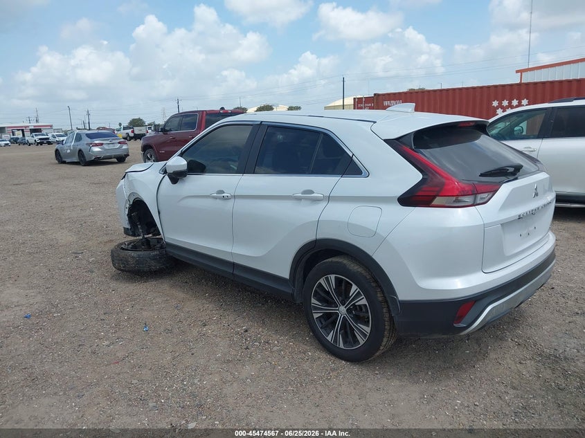 2022 Mitsubishi Eclipse cross VIN JA4ASWAA1NZ057605 IAAI salvage auction — FRONT END, Original (Texas), sold $3,850 on 2026-08-21 (photo 3)