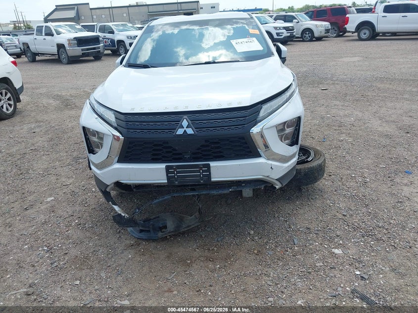 2022 Mitsubishi Eclipse cross VIN JA4ASWAA1NZ057605 IAAI salvage auction — FRONT END, Original (Texas), sold $3,850 on 2026-08-21 (photo 6)