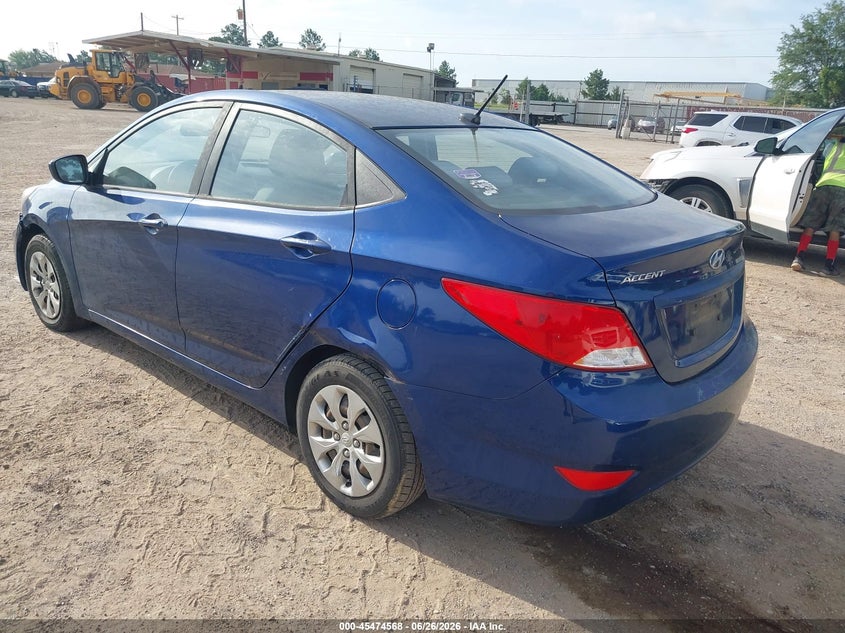 2016 Hyundai Accent VIN KMHCT4AE9GU124661 IAAI salvage auction — NORMAL WEAR, Original (Texas), sold $450 on 2026-07-23 (photo 3)