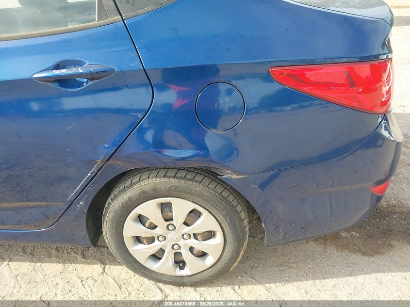 2016 Hyundai Accent VIN KMHCT4AE9GU124661 IAAI salvage auction — NORMAL WEAR, Original (Texas), sold $450 on 2026-07-23 (photo 6)
