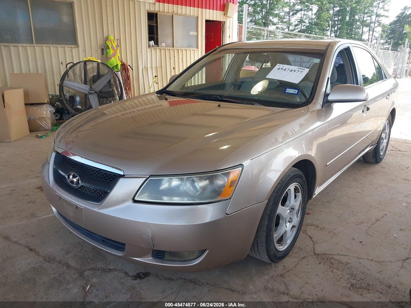 2006 Hyundai Sonata VIN 5NPEU46C76H165350 IAAI salvage auction — NORMAL WEAR, Original (Texas), sold $825 on 2026-07-16 (photo 2)