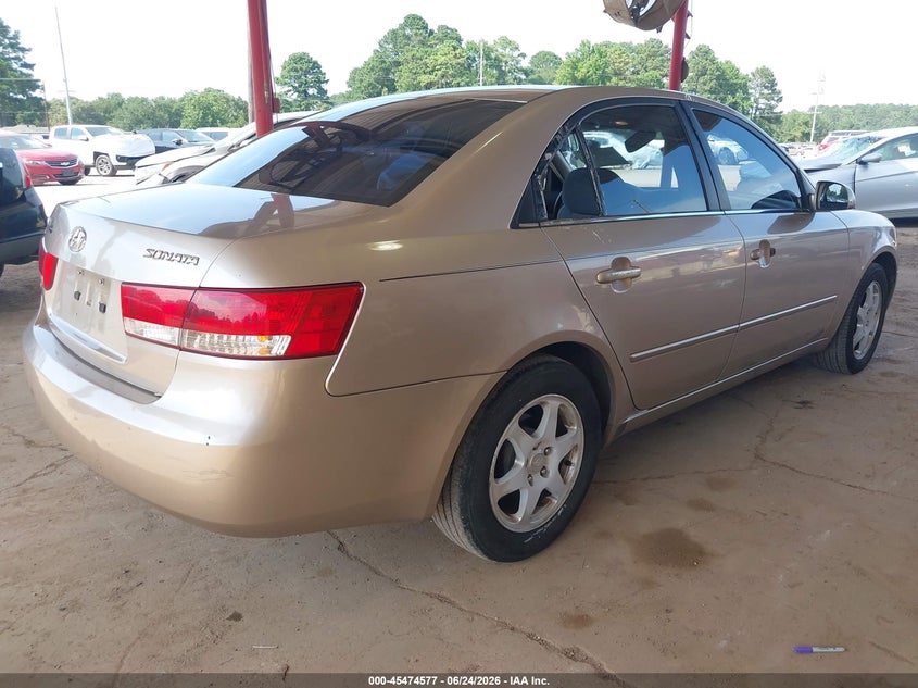 2006 Hyundai Sonata VIN 5NPEU46C76H165350 IAAI salvage auction — NORMAL WEAR, Original (Texas), sold $825 on 2026-07-16 (photo 4)
