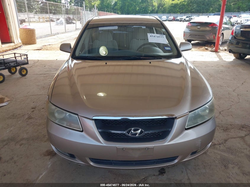2006 Hyundai Sonata VIN 5NPEU46C76H165350 IAAI salvage auction — NORMAL WEAR, Original (Texas), sold $825 on 2026-07-16 (photo 6)