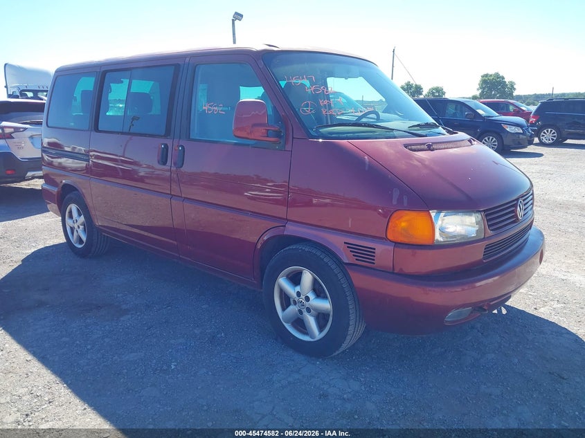 2003 Volkswagen Eurovan VIN WV2MB47063H025064 IAAI salvage auction — NORMAL WEAR, Clear (Pennsylvania), sold $1,800 on 2026-07-15 (photo 1)