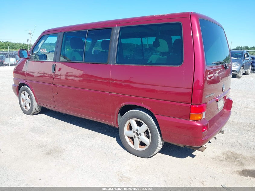 2003 Volkswagen Eurovan VIN WV2MB47063H025064 IAAI salvage auction — NORMAL WEAR, Clear (Pennsylvania), sold $1,800 on 2026-07-15 (photo 3)