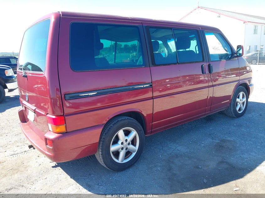 2003 Volkswagen Eurovan VIN WV2MB47063H025064 IAAI salvage auction — NORMAL WEAR, Clear (Pennsylvania), sold $1,800 on 2026-07-15 (photo 4)
