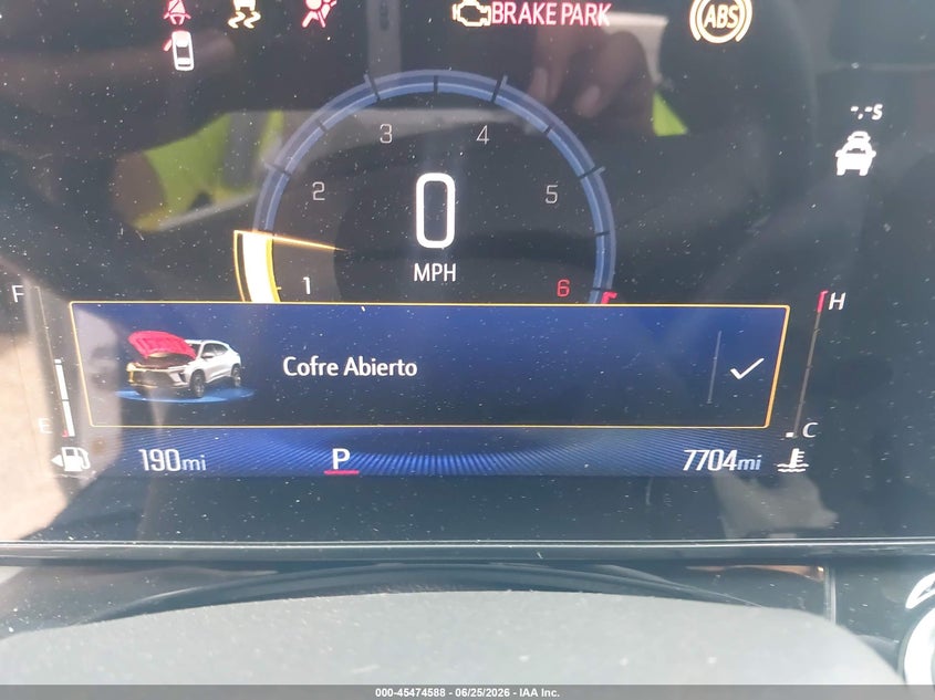 2024 Chevrolet Trax VIN KL77LJE24RC071846 IAAI salvage auction — NORMAL WEAR, Original (Texas), sold $8,600 on 2026-07-29 (photo 7)