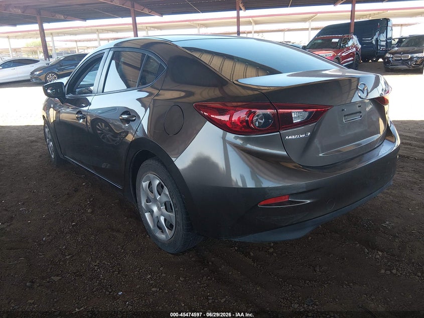 2015 Mazda 3 VIN 3MZBM1U74FM202093 IAAI salvage auction — FRONT & REAR, Salvage (Arizona), sold $475 on 2026-08-02 (photo 3)