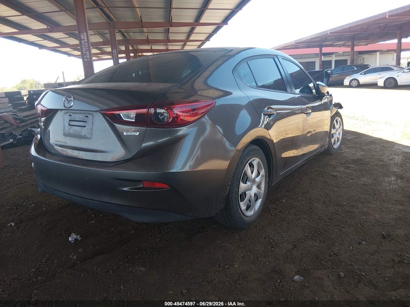 2015 Mazda 3 VIN 3MZBM1U74FM202093 IAAI salvage auction — FRONT & REAR, Salvage (Arizona), sold $475 on 2026-08-02 (photo 4)