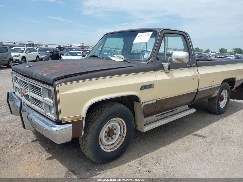 1984 Gmc C2500 VIN 1GTGC24WXEJ511698 IAAI salvage auction — NORMAL WEAR, Original (Texas), sold $2,800 on 2026-07-07 (photo 6)