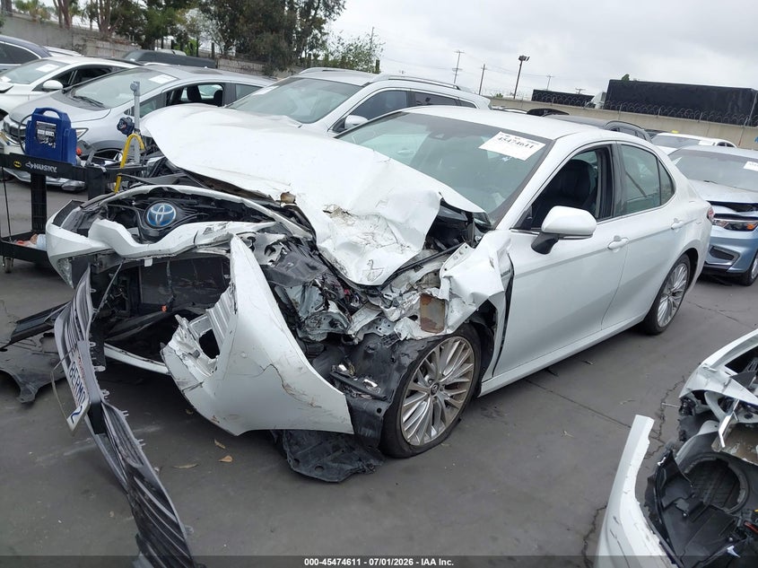2018 Toyota Camry VIN 4T1B21HK4JU008025 IAAI salvage auction — LEFT FRONT, Salvage Certificate (California), sold $2,400 on 2026-07-26 (photo 2)