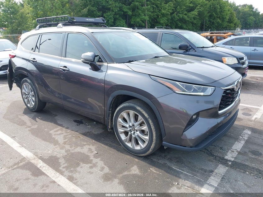 2020 Toyota Highlander VIN 5TDYZRAH8LS024694 IAAI salvage auction — REAR END, Salvage (North Carolina), sold $13,300 on 2026-07-15 (photo 1)