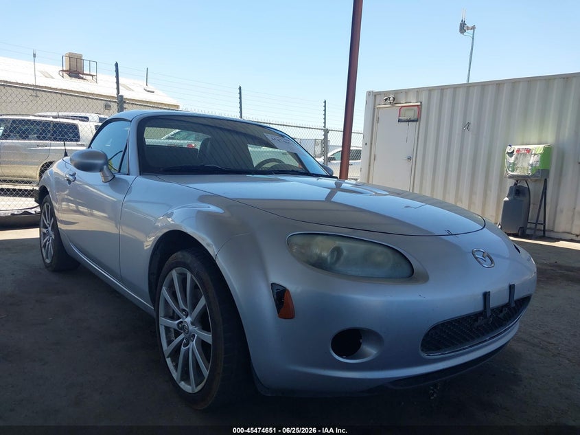 2008 Mazda Mx-5 VIN JM1NC26F080141862 IAAI salvage auction — REAR END, Salvage (California), sold $2,750 on 2026-07-14 (photo 1)