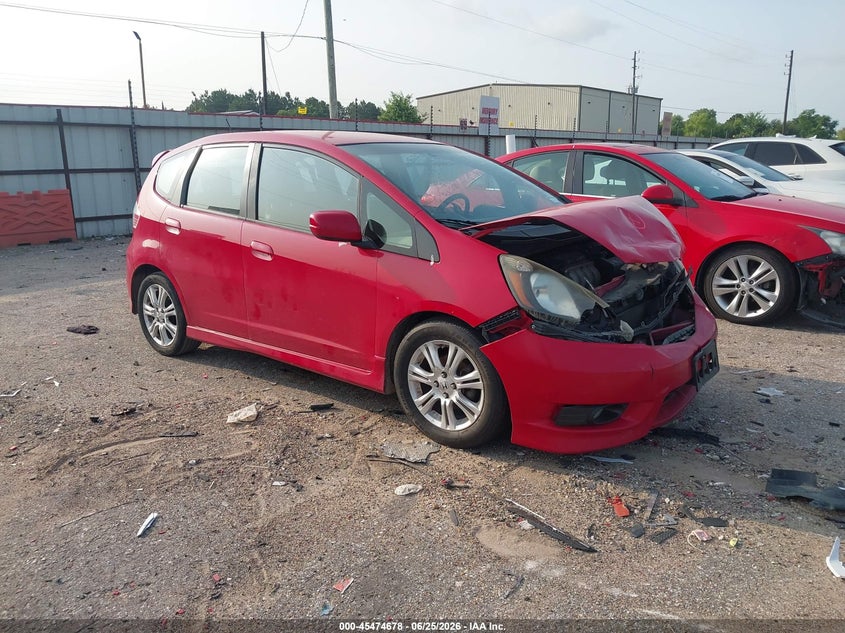 2012 Honda Fit VIN JHMGE8H51CC019463 IAAI salvage auction — NORMAL WEAR, Original (Texas), sold $600 on 2026-07-29 (photo 1)