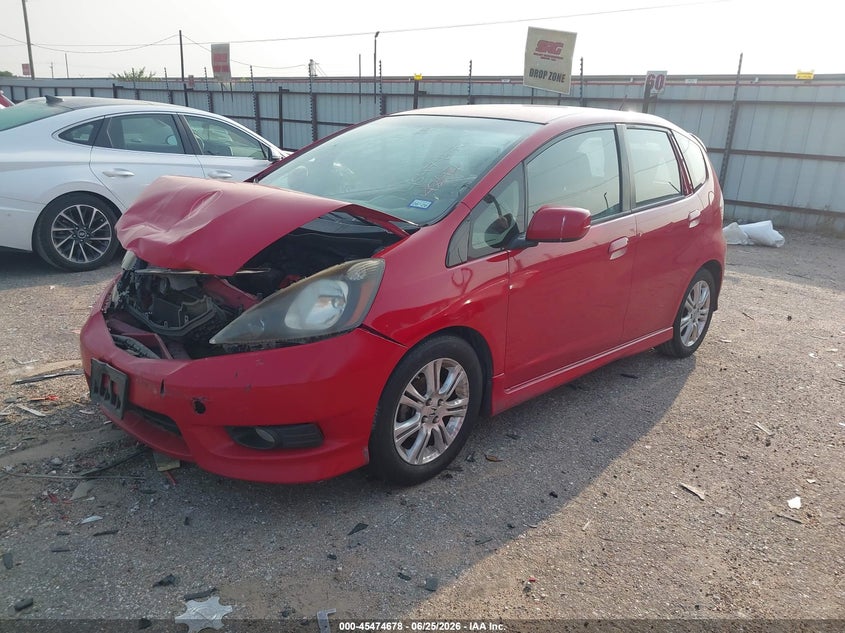2012 Honda Fit VIN JHMGE8H51CC019463 IAAI salvage auction — NORMAL WEAR, Original (Texas), sold $600 on 2026-07-29 (photo 2)