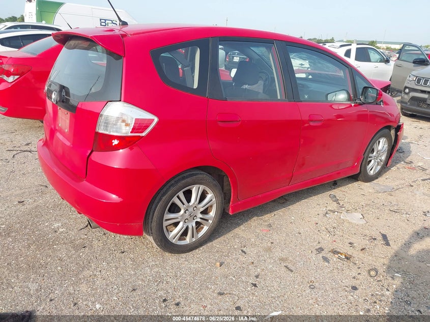 2012 Honda Fit VIN JHMGE8H51CC019463 IAAI salvage auction — NORMAL WEAR, Original (Texas), sold $600 on 2026-07-29 (photo 4)