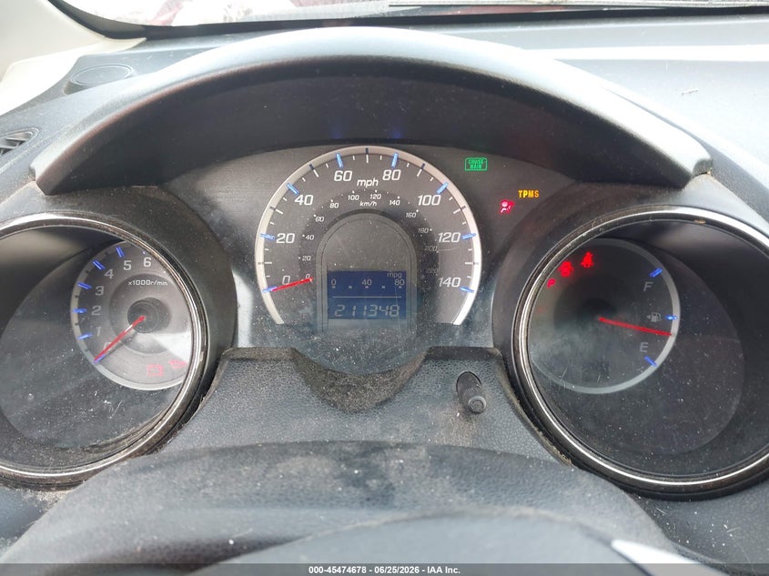 2012 Honda Fit VIN JHMGE8H51CC019463 IAAI salvage auction — NORMAL WEAR, Original (Texas), sold $600 on 2026-07-29 (photo 7)