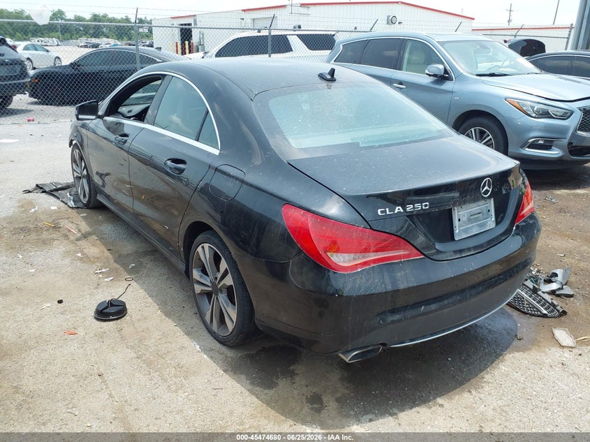 2014 Mercedes-benz Cla-klasse VIN WDDSJ4EB8EN109734 IAAI salvage auction — FRONT END, Salvage (Louisiana), sold $300 on 2026-07-21 (photo 3)