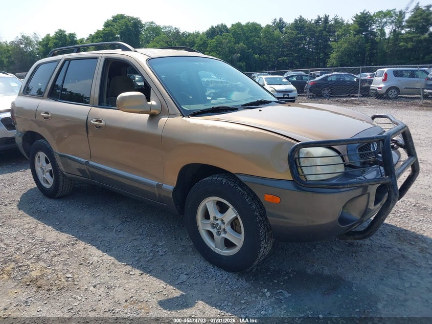 2003 Hyundai Santa fe VIN KM8SC73D43U517463 IAAI salvage auction — NORMAL WEAR, Clear (New York), sold $25 on 2026-07-07 (photo 1)