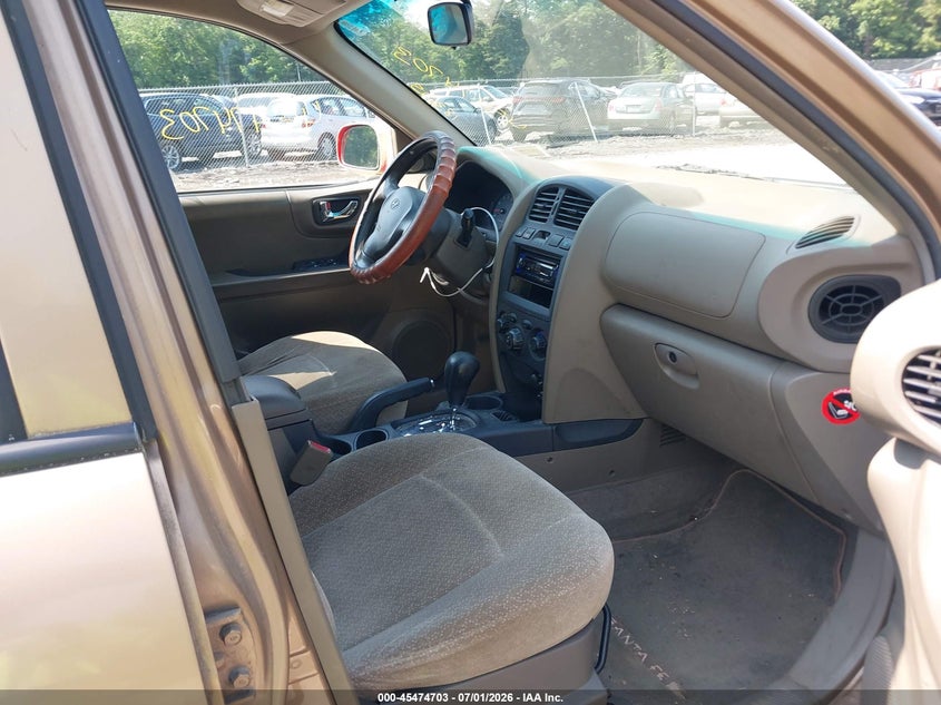 2003 Hyundai Santa fe VIN KM8SC73D43U517463 IAAI salvage auction — NORMAL WEAR, Clear (New York), sold $25 on 2026-07-07 (photo 5)