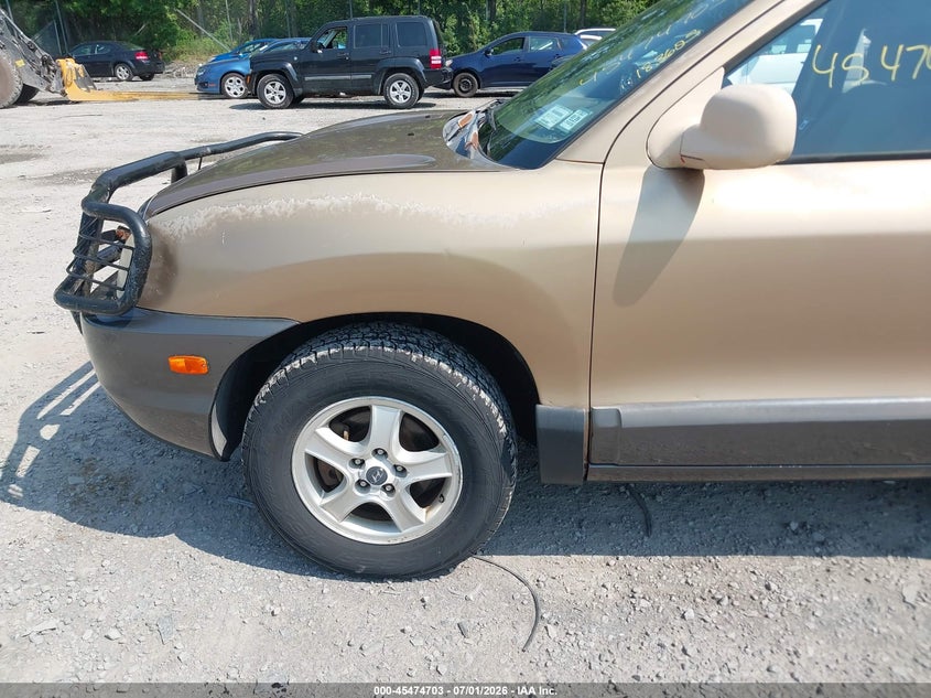 2003 Hyundai Santa fe VIN KM8SC73D43U517463 IAAI salvage auction — NORMAL WEAR, Clear (New York), sold $25 on 2026-07-07 (photo 6)