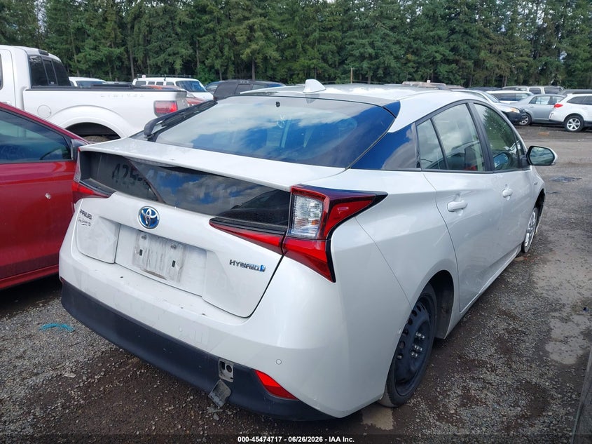 2021 Toyota Prius VIN JTDKAMFU3M3147330 IAAI salvage auction — RIGHT SIDE, Enterprise Vehicles Clear Only (Washington), sold $12,200 on 2026-07-08 (photo 4)
