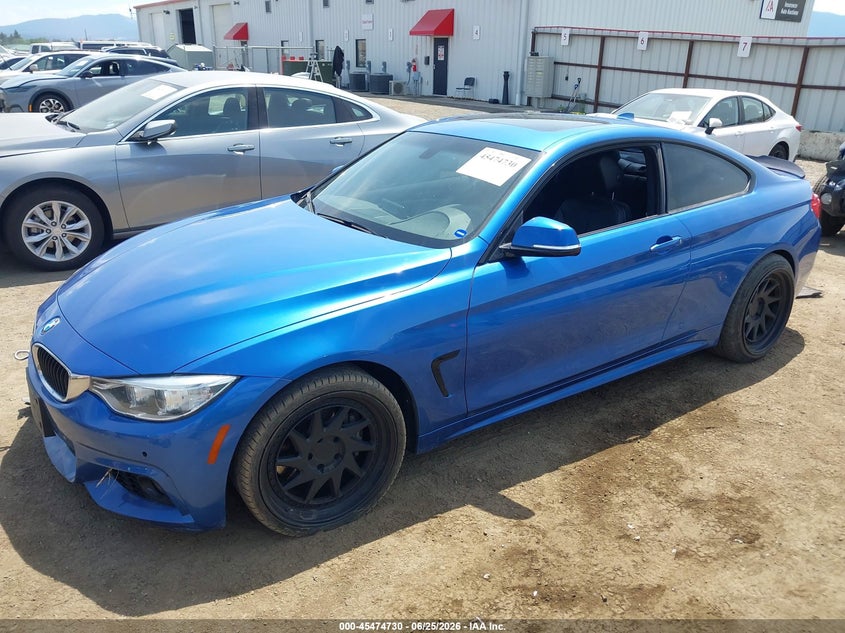 2016 BMW 4er VIN WBA3N7C57GK227860 IAAI salvage auction — SIDE, Wait Title, sold $4,500 on 2026-08-18 (photo 2)