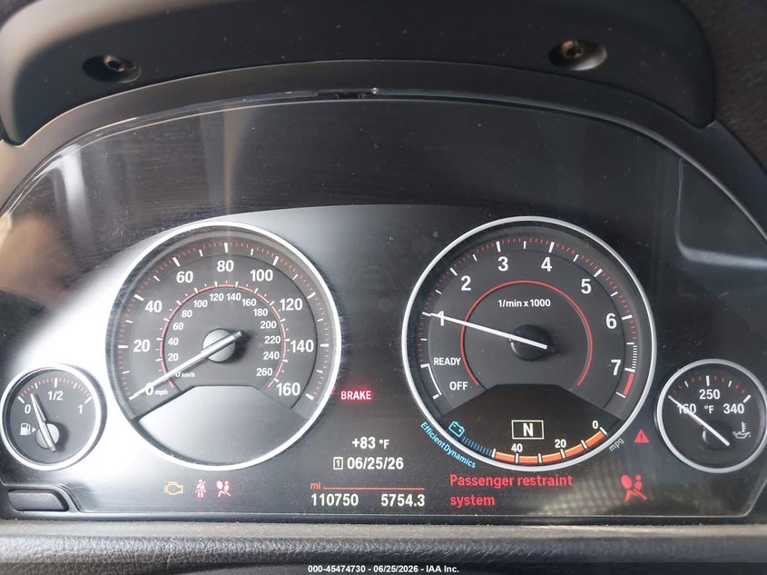2016 BMW 4er VIN WBA3N7C57GK227860 IAAI salvage auction — SIDE, Wait Title, sold $4,500 on 2026-08-18 (photo 7)