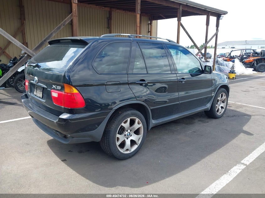 2003 BMW X5 VIN 5UXFB33583LH50019 IAAI salvage auction — NORMAL WEAR, Peddle Clear Public-Restricted (Oregon), sold $100 on 2026-07-14 (photo 4)