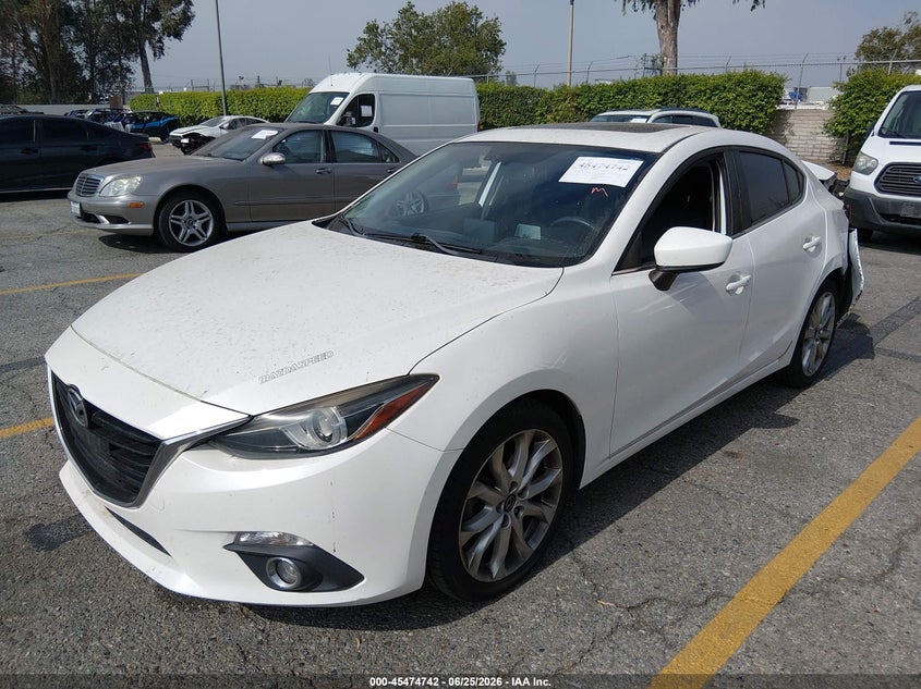 2016 Mazda 3 VIN JM1BM1X33G1340167 IAAI salvage auction — REAR END, Salvage (California), sold $3,000 on 2026-07-14 (photo 2)