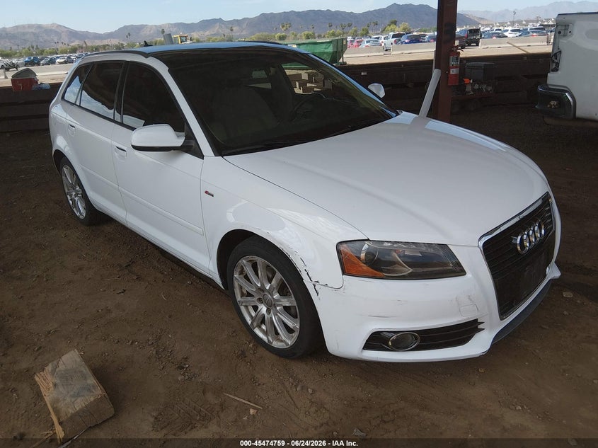 2012 Audi A3 VIN WAUKJAFM1CA019562 IAAI salvage auction — NORMAL WEAR, Clear-Dealer Only (Arizona), sold $600 on 2026-07-28 (photo 1)