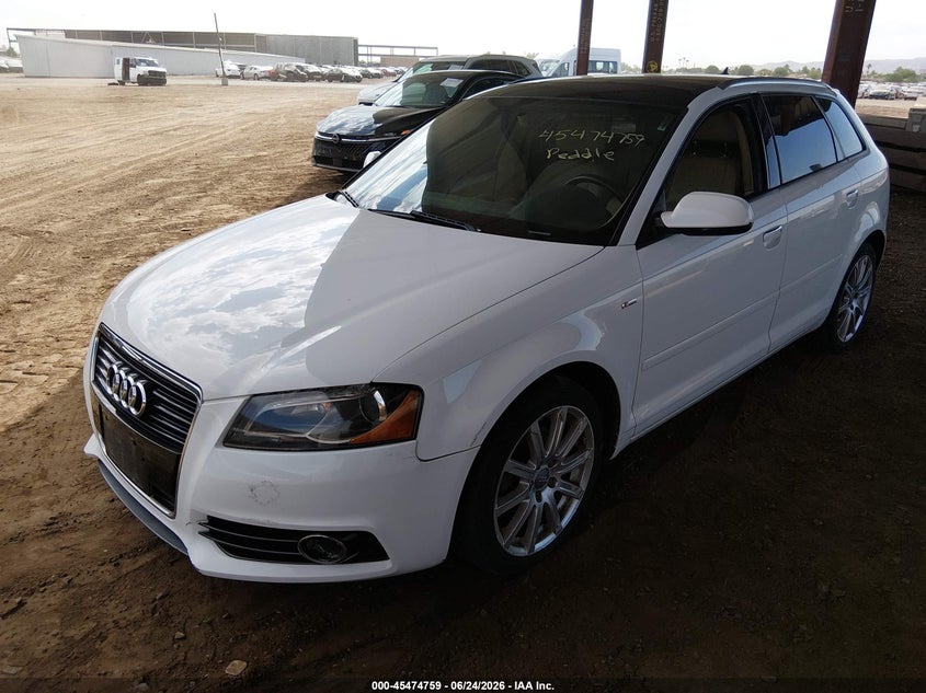2012 Audi A3 VIN WAUKJAFM1CA019562 IAAI salvage auction — NORMAL WEAR, Clear-Dealer Only (Arizona), sold $600 on 2026-07-28 (photo 2)