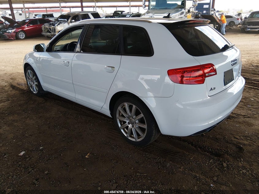 2012 Audi A3 VIN WAUKJAFM1CA019562 IAAI salvage auction — NORMAL WEAR, Clear-Dealer Only (Arizona), sold $600 on 2026-07-28 (photo 3)