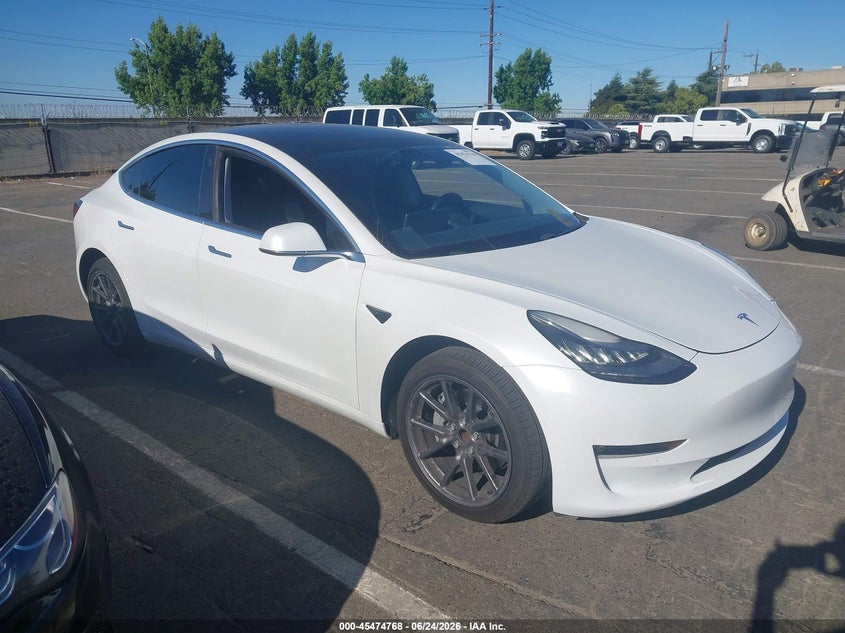 2019 Tesla Model 3 VIN 5YJ3E1EA5KF401604 IAAI salvage auction — FRONT END, Salvage (California), sold $8,050 on 2026-07-08 (photo 1)