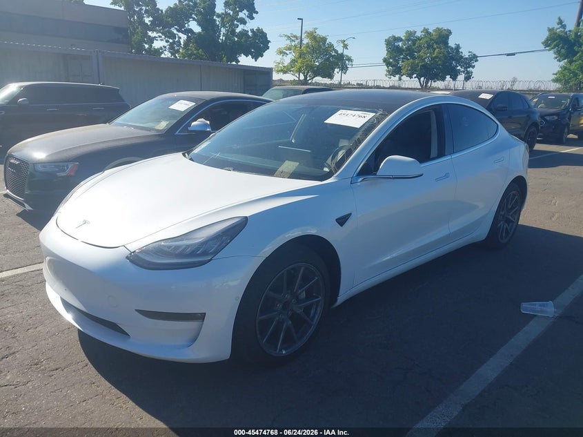 2019 Tesla Model 3 VIN 5YJ3E1EA5KF401604 IAAI salvage auction — FRONT END, Salvage (California), sold $8,050 on 2026-07-08 (photo 2)