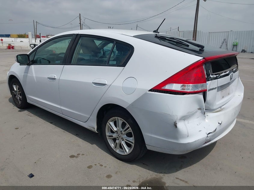 2010 Honda Insight VIN JHMZE2H79AS038658 IAAI salvage auction — FRONT & REAR, Salvage (California), sold $500 on 2026-07-08 (photo 3)