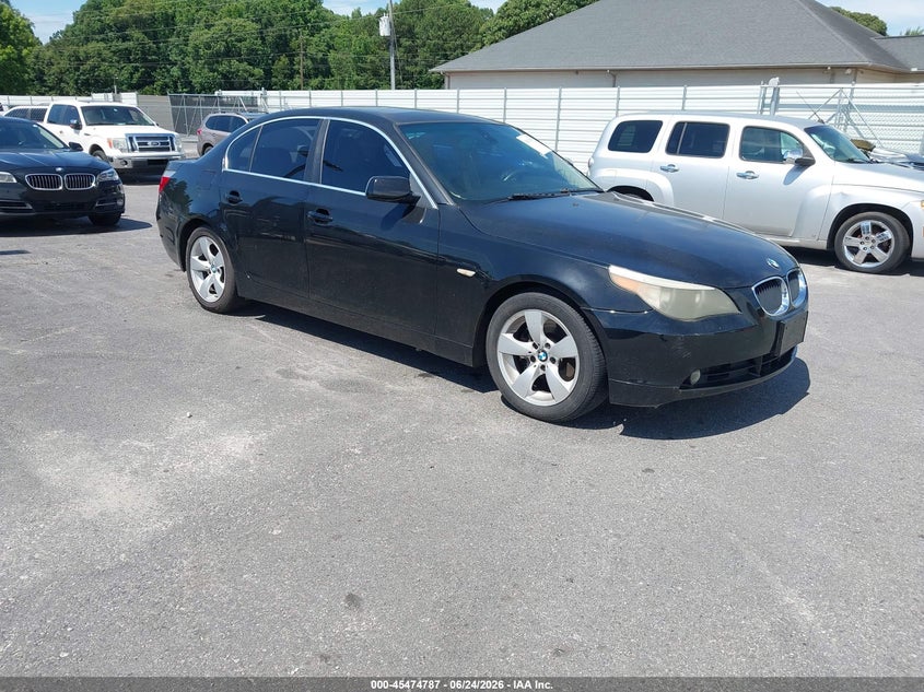 2006 BMW 5 series VIN WBANE53566CK78854 IAAI salvage auction — NORMAL WEAR, Repossession Paperwork (Georgia), sold $400 on 2026-07-22 (photo 1)