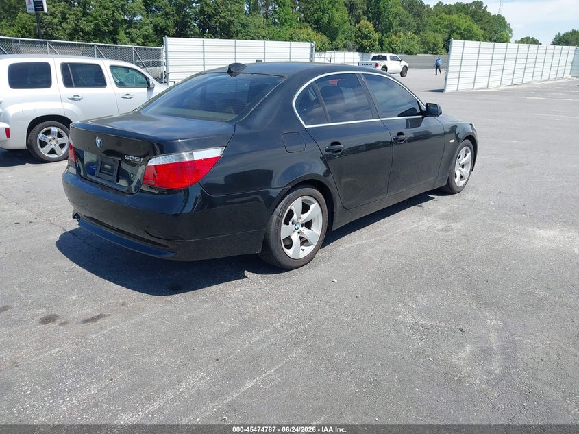 2006 BMW 5 series VIN WBANE53566CK78854 IAAI salvage auction — NORMAL WEAR, Repossession Paperwork (Georgia), sold $400 on 2026-07-22 (photo 4)