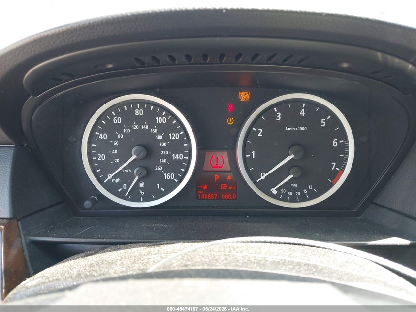 2006 BMW 5 series VIN WBANE53566CK78854 IAAI salvage auction — NORMAL WEAR, Repossession Paperwork (Georgia), sold $400 on 2026-07-22 (photo 7)