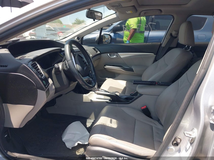 2014 Honda Civic VIN 19XFB2F90EE235079 IAAI salvage auction — LEFT SIDE, Salvage Title, sold $1,700 on 2026-07-30 (photo 5)
