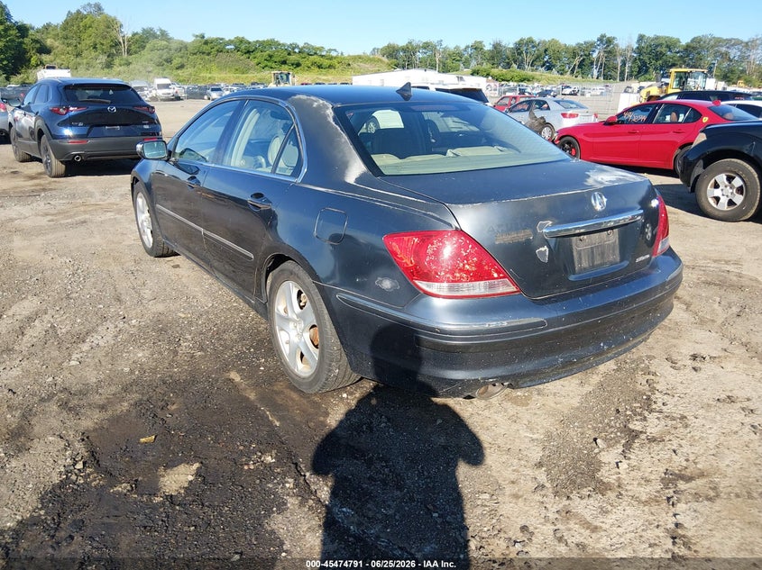 2005 Acura Rl VIN JH4KB16525C005118 IAAI salvage auction — NORMAL WEAR, Clear (New Jersey), sold $1,975 on 2026-07-09 (photo 3)